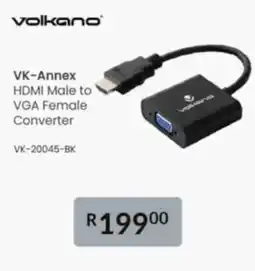 Computer Mania Volkano VK-Annex HDMI Male to VGA Female Converter offer