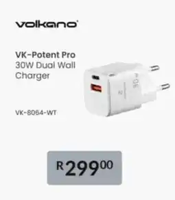 Computer Mania Volkano VK-Potent Pro 30W Dual Wall Charger offer