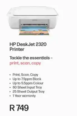 Computer Mania HP DeskJet 2320 Printer offer
