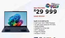 Computer Mania Swift 14 AI offer