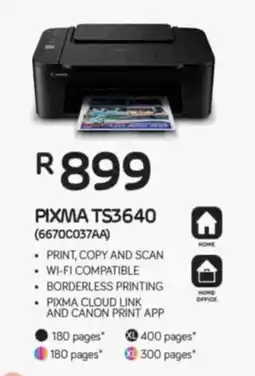 Computer Mania PIXMA TS3640 offer