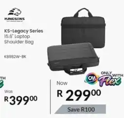 Computer Mania Kingsons KS-Legacy Series 15.6" Laptop Shoulder Bag offer