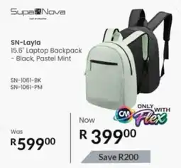 Computer Mania SupaNova SN-Layla 15.6" Laptop Backpack offer