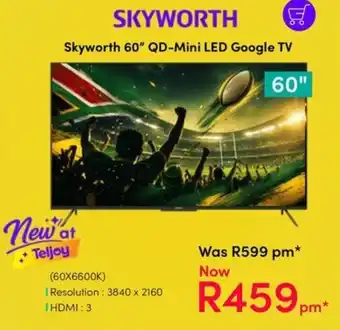 Skyworth 60" QD-Mini LED Google TV