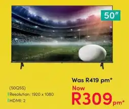 Teljoy 50" TV offer
