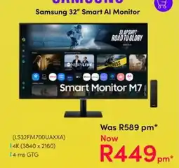 Teljoy Samsung 32" Smart AI Monitor offer