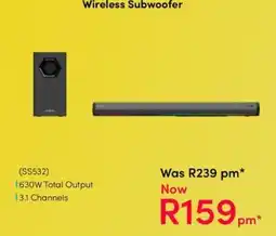 Teljoy Wireless Subwoofer offer