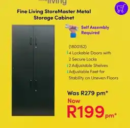 Teljoy Fine Living StoreMaster Metal Storage Cabinet offer