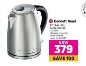 MTN Bennett Read 1.7L Satin Silk Kettle offer