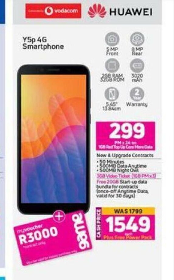 huawei y5p price at game