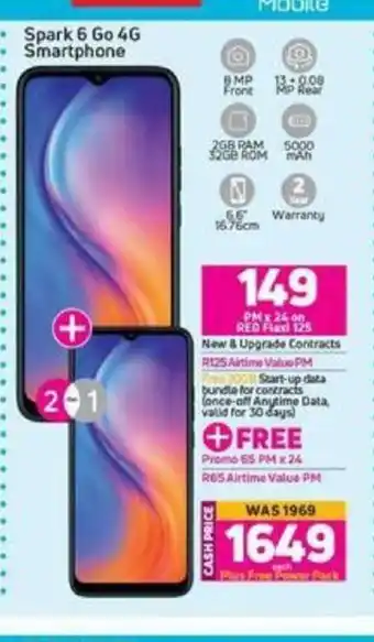 MTN Spark 6 Go 4G Smartphone offer