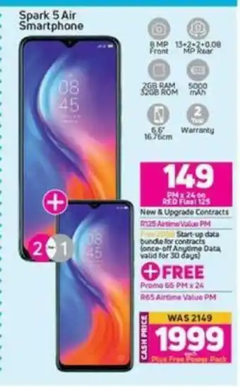MTN Spark 5 Air Smartphone offer