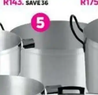 MTN 12L Aluminium Casserole with Lid offer