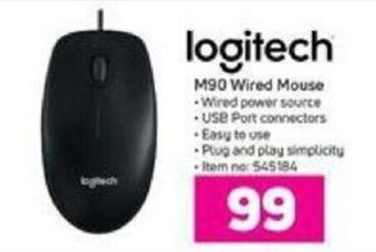 Logitech - M90 Wired Mouse