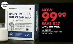 Woolworths Long Life Full Cream Milk offer