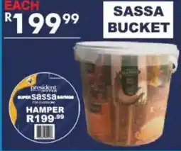 President Hyper Sassa Bucket offer