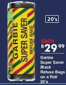 President Hyper Garbie Super Saver Black Refuse Bags offer