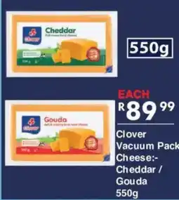 President Hyper Clover Vacuum Pack Cheese:- Cheddar / Gouda offer