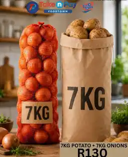 Take 'n Pay 7KG POTATO + 7KG ONIONS offer