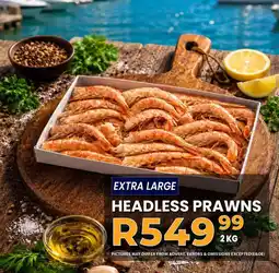 Take 'n Pay Headless prawns offer