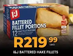 Take 'n Pay I&J Battered Hake Fillets offer