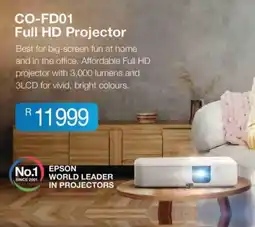 Computer Mania Epson CO-FD01 Full HD Projector offer