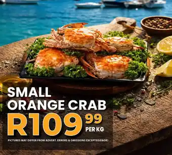 Take 'n Pay Small orange crab offer