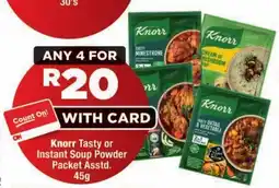 OK Foods Knorr Instant Soup Powder Assorted offer