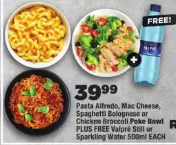 OK Foods Pasta Alfredo, Mac Cheese, Spaghetti Bolognese or Chicken Broccoli Poke Bowl offer