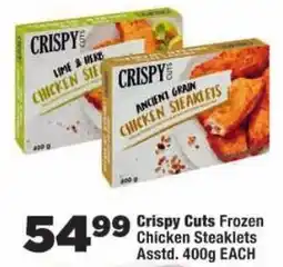 OK Foods Crispy Cuts Frozen Chicken Steaklets offer