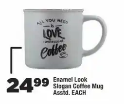 OK Foods Enamel Look Slogan Coffee Mug offer