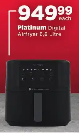 OK Foods Platinum Digital Airfryer 6,6 Litre offer