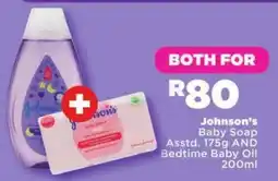 OK Foods Johnson's Baby Soap AND Bedtime Baby Oil offer