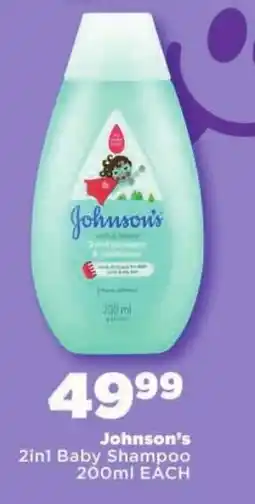 OK Foods Johnson's 2in1 Baby Shampoo offer