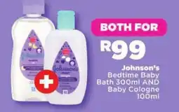 OK Foods Johnson's Bedtime Baby Bath AND Baby Cologne offer