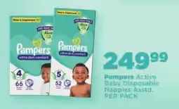 OK Foods Pampers Active Baby Disposable Nappies Assorted offer