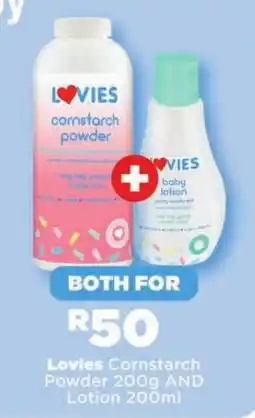 OK Foods Lovies Cornstarch Powder AND Lovies Baby Lotion offer