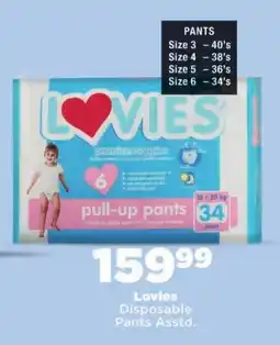 OK Foods Lovies Disposable Pants Asstd. offer