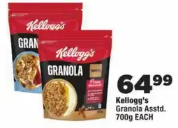 OK Foods Kellogg's Granola Assorted offer