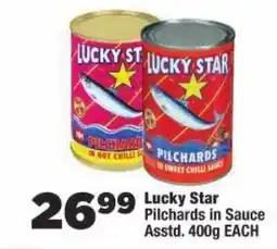 OK Foods Lucky Star Pilchards in Sauce offer
