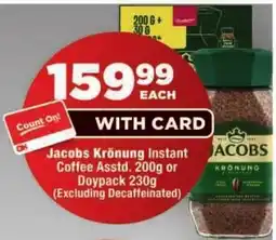 OK Foods Jacobs Krönung Instant Coffee offer