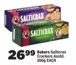 OK Foods Bakers Salticrax Crackers Assorted offer