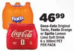 OK Foods Coca-Cola Original Taste, Fanta Orange or Sprite Lemon Lime Soft Drink offer
