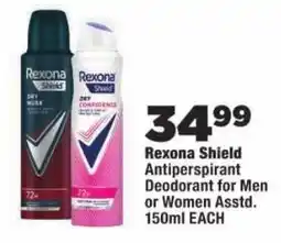 OK Foods Rexona Shield Antiperspirant Deodorant Assorted offer
