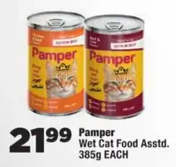 OK Foods Pamper Wet Cat Food Assorted offer