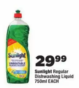 OK Foods Sunlight Regular Dishwashing Liquid offer