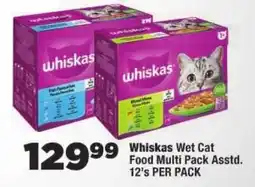 OK Foods Whiskas Wet Cat Food Multi Pack Assorted offer