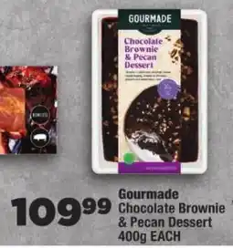 OK Foods Gourmade Chocolate Brownie & Pecan Dessert offer