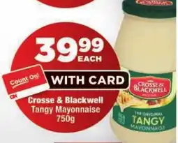 OK Foods Crosse & Blackwell Tangy Mayonnaise offer