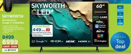 Incredible Connection Skyworth 60-inch QLED Google TV offer
